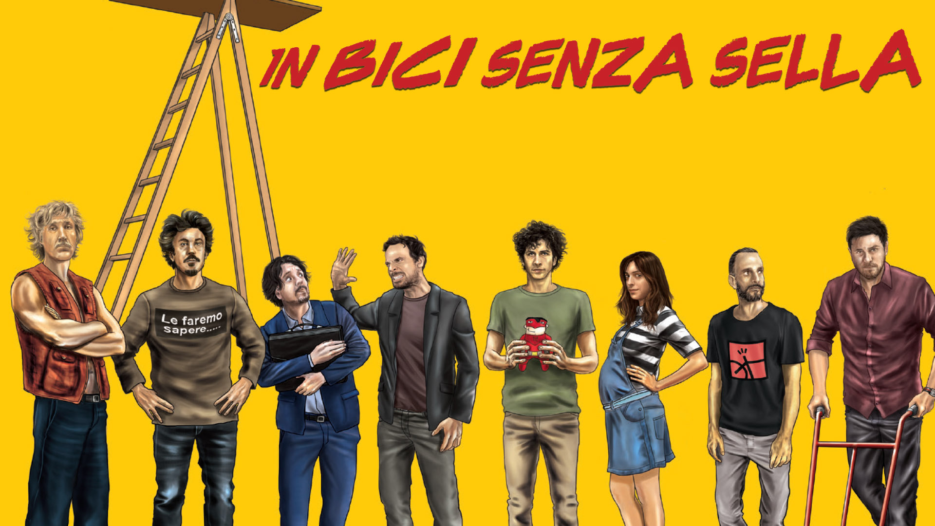 In bici senza sella