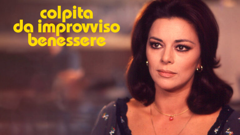 Colpita da improvviso benessere