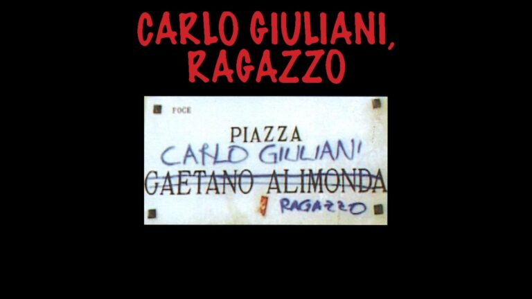 Carlo Giuliani, ragazzo